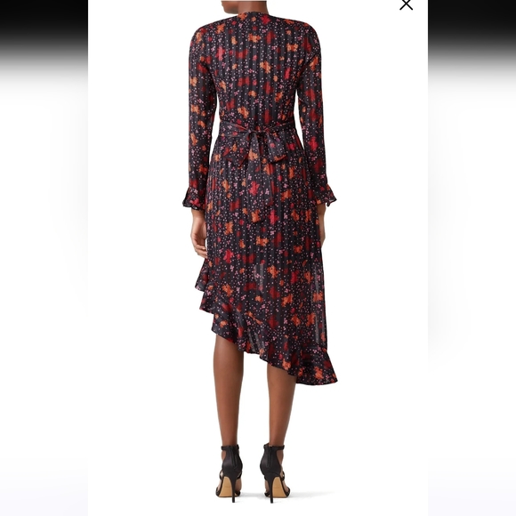 C/MEO Collective Significant Midi Wrap Dress Size Large fits medium to large - Picture 2 of 14